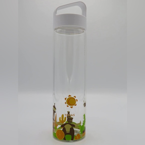 Starbucks You Are Here Texas Glass Water Bottle - Picture 2 of 5